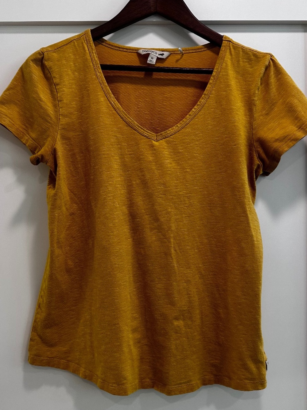 Toad&Co Marley II Acorn Yellow Sustainable Short Sleeve Tee Medium